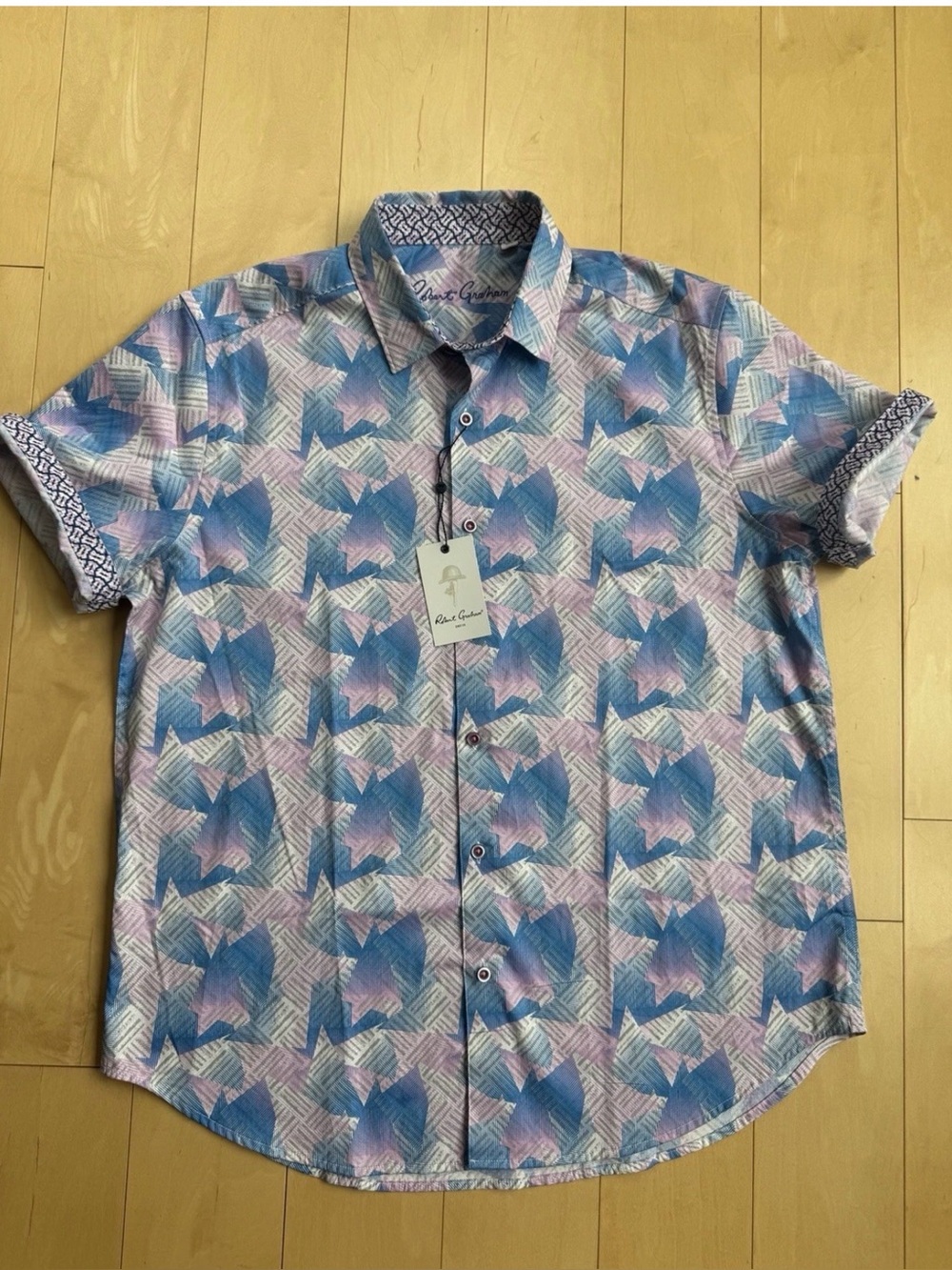 ROBERT GRAHAM MCCABE classic fit Button Down Multi Color Size XL NWT